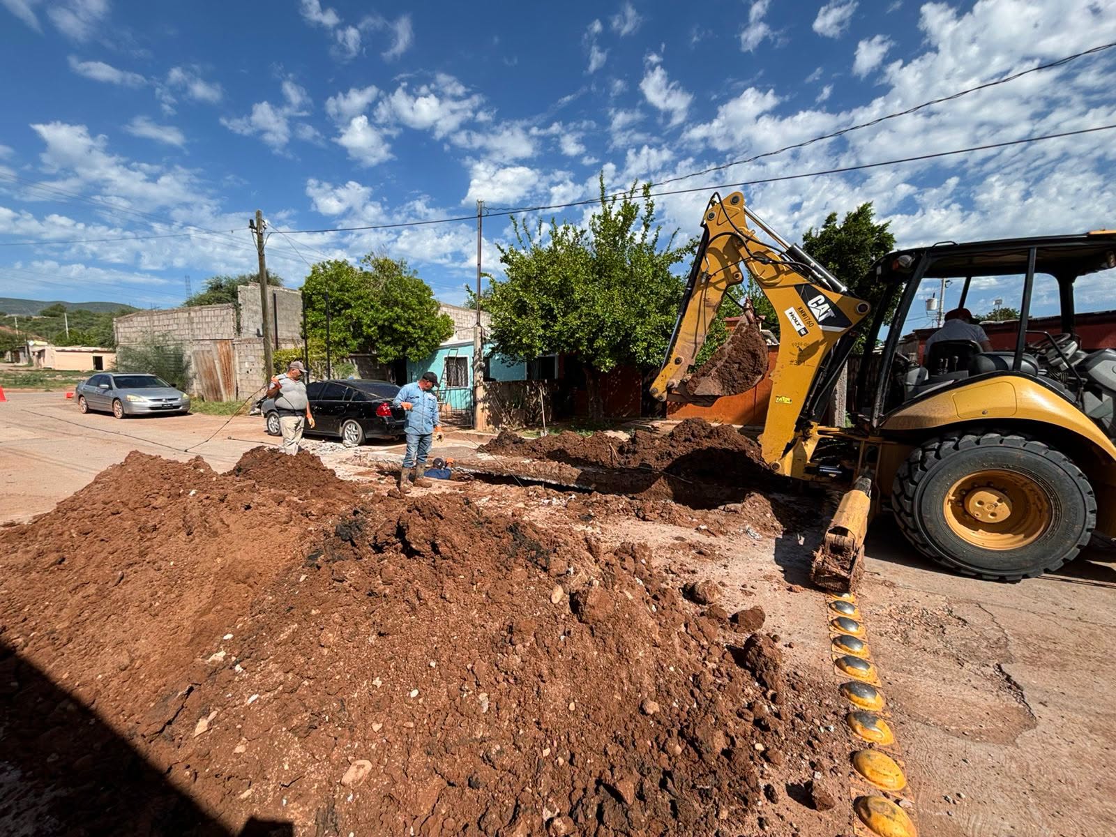 REPARACIÓN DE DRENAJE EN LA COLONIA NUEVO SAHUARIPA